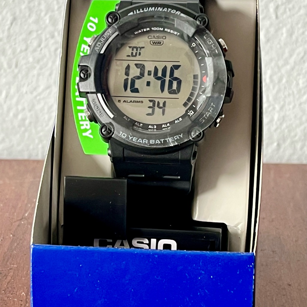 New Casio Black Digital Sport Watch Ae1500wh New Casio Black Digital Sport Watch Ae1500wh